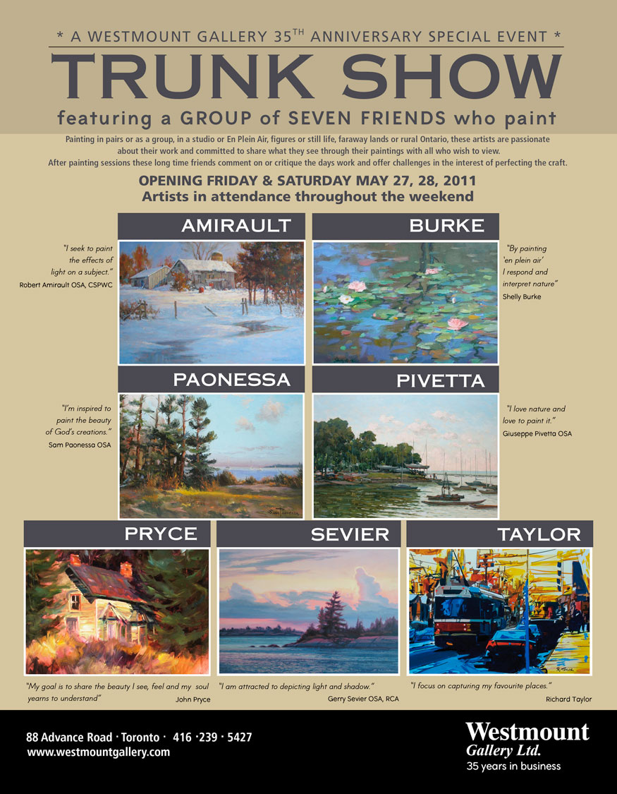 Westmount Gallery 35th Anniversary Event